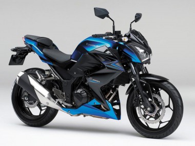 Online 2015-2016 Kawasaki Z250/Z300 Motorcycle Fairings - Blue Matte Black Canada