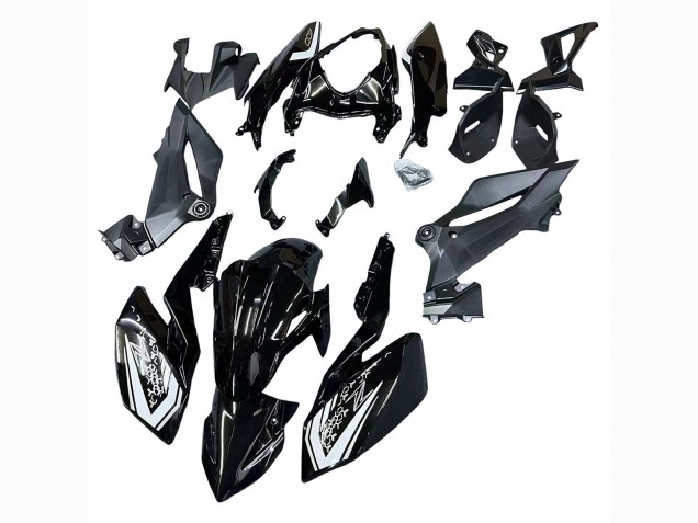 2018-2024 Kawasaki Z400 Motorcycle Fairings - Glossy Black Canada