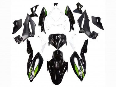 Online 2018-2024 Kawasaki Z400 Motorcycle Fairings - White Glossy Black Green Canada