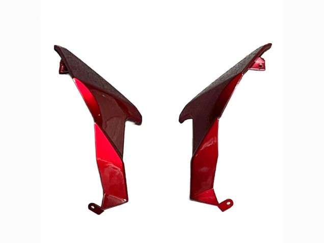 2018-2024 Kawasaki Z400 Motorcycle Fairings - Candy Red Glossy Black Canada