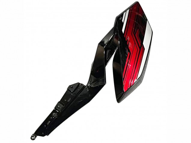 2018-2024 Kawasaki Z400 Motorcycle Fairings - Candy Red Glossy Black Canada