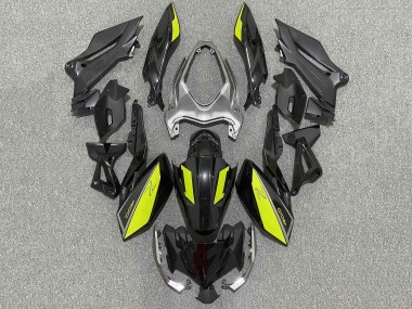 Online 2018-2024 Kawasaki Z400 Motorcycle Fairings - Matte Black Yellow Canada