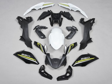 Online 2017-2019 Kawasaki Ninja Z650 Motorcycle Fairings - Black White Yellow Canada