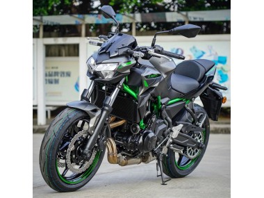 Online 2020-2023 Kawasaki Ninja Z650 Motorcycle Fairings - Black Green Canada