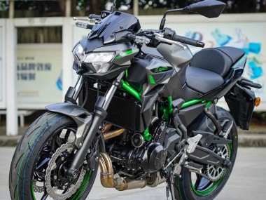 Online 2020-2023 Kawasaki Ninja Z650 Motorcycle Fairings - Black Green Canada