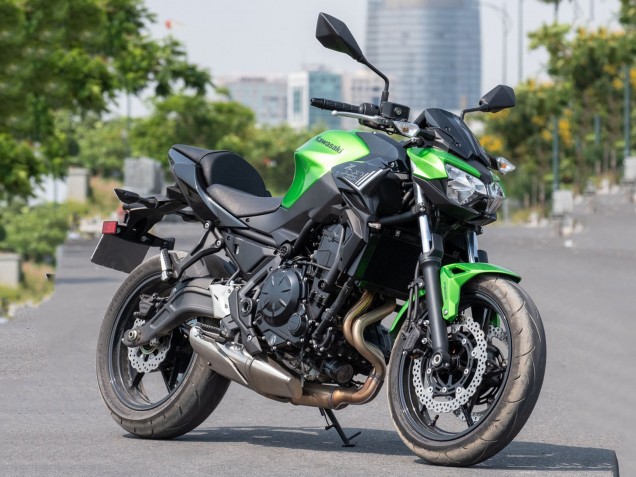 2020-2023 Kawasaki Ninja Z650 Motorcycle Fairings - Green Black Canada