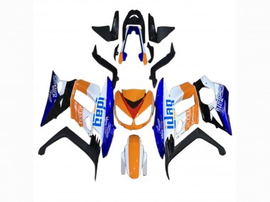 Online 2010-2016 Kawasaki Z1000SX Motorcycle Fairings - Orange White Blue Black Canada
