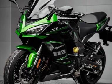 Online 2020-2025 Kawasaki Z1000SX Motorcycle Fairing - Black Green Ninja Canada