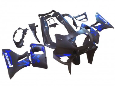 Online 1993-2007 Kawasaki ZZR400 Motorcycle Fairings - Matte Black Blue Canada