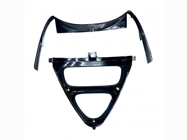 1993-2007 Kawasaki ZZR400 Motorcycle Fairings - Green Glossy Black Green Monster Elf Touch4 Bridgestone Canada