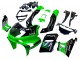 1998-2003 Kawasaki ZZR600 Motorcycle Fairings - Green Black Monster Elf Canada