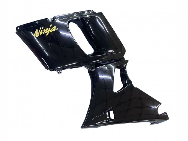 1998-2003 Kawasaki ZZR600 Motorcycle Fairings - Glossy Black Gold Ninja Canada