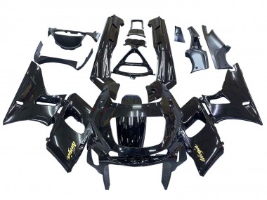 Online 1998-2003 Kawasaki ZZR600 Motorcycle Fairings - Glossy Black Gold Ninja Canada