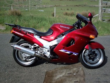 Online 1993-2003 Kawasaki ZZR1100 Motorcycle Fairings - Dark Red Canada