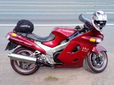 Online 1993-2003 Kawasaki ZZR1100 Motorcycle Fairings - Red Canada