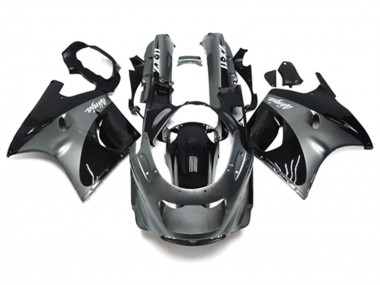 Online 1993-2003 Kawasaki ZZR1100 Motorcycle Fairings - Grey Black Ninja Canada
