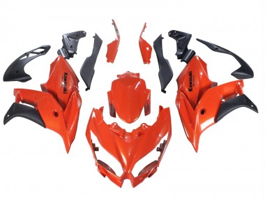 Online 2015-2021 Kawasaki Versys 650 Motorcycle Fairings - Red Matte Black Canada