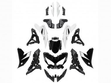 Online 2022-2025 Kawasaki Versys 650 Motorcycle Fairings - Glossy Black White Canada