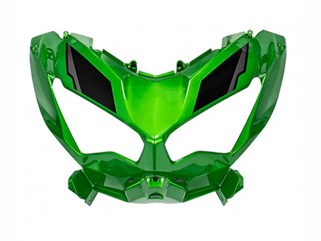 2022-2025 Kawasaki Versys 650 Motorcycle Fairings - Green Glossy Black Canada