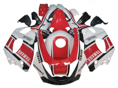 Online 1996-2007 Yamaha YZF600R Thundercat Motorcycle Fairings - White Red Black Petronas Yamalube Canada
