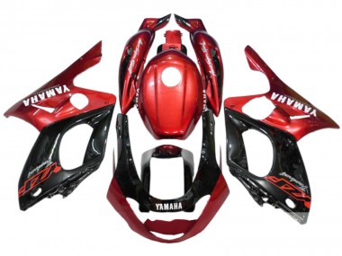 Online 1996-2007 Yamaha YZF600R Thundercat Motorcycle Fairings - Red Black Silver Canada