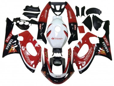 Online 1996-2007 Yamaha YZF600R Thundercat Motorcycle Fairings - Glossy Black Red White Volvo Fimer Santander Canada