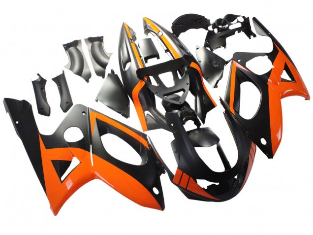1996-2007 Yamaha YZF600R Thundercat Motorcycle Fairings - Black Orange Canada