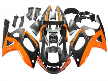 Online 1996-2007 Yamaha YZF600R Thundercat Motorcycle Fairings - Black Orange Canada