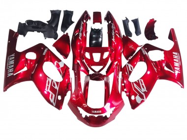 Online 1996-2007 Yamaha YZF600R Thundercat Motorcycle Fairings - Red White Thunderace Canada
