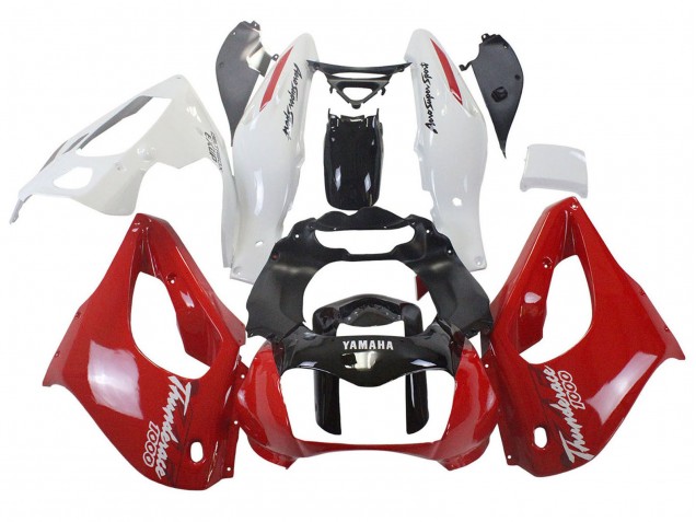 1997-2007 Yamaha YZF 1000R Thunderace Motorcycle Fairings - Red Black White Thunderace Canada