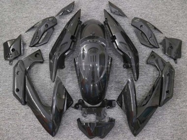 Online 2009-2012 Yamaha XJ6 Motorcycle Fairings - Black Carbon Fiber Canada