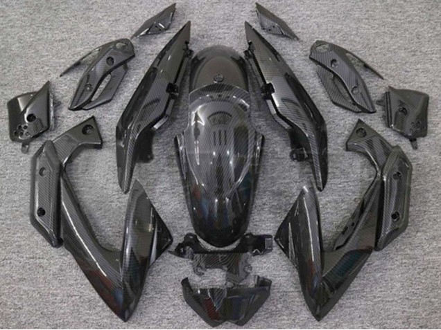 2009-2012 Yamaha XJ6 Motorcycle Fairings - Black Carbon Fiber Canada