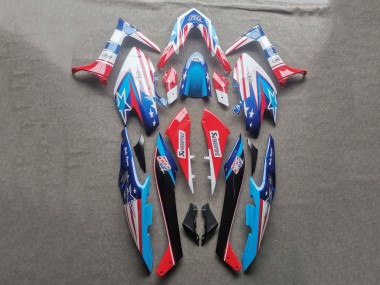 Online 2019-2021 Yamaha TMAX560 Motorcycle Fairings - Light Blue Red Black Canada