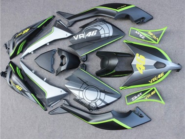 Online 2012-2014 Yamaha TMAX530 Motorcycle Fairings - Matte Black Grey Lime Green 46 Canada