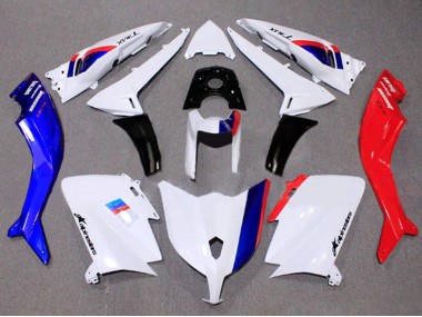 Online 2012-2014 Yamaha TMAX530 Motorcycle Fairing - White Red Blue Canada