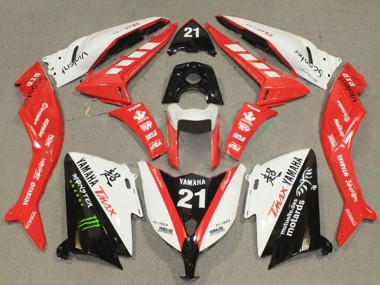 Online 2012-2014 Yamaha TMAX530 Motorcycle Fairings - White Red Black Monster 21 Canada