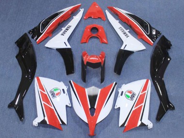 Online 2012-2014 Yamaha TMAX530 Motorcycle Fairing - Red White Black Canada