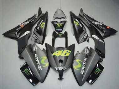 Online 2012-2014 Yamaha TMAX530 Motorcycle Fairings - Matte Black MoviStar ENEOS Yamalube Monster 46 Canada