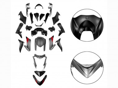 Online 2015-2020 Suzuki GSX-S 1000 Motorcycle Fairings - Black Grey Canada