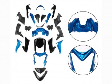 Online 2015-2020 Suzuki GSX-S 1000 Motorcycle Fairings - Blue Black Canada
