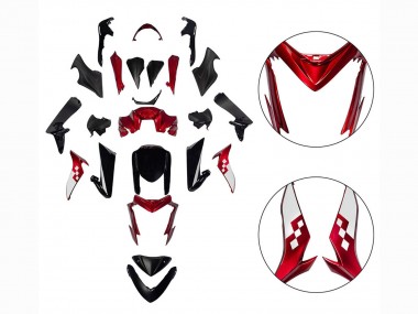 Online 2015-2020 Suzuki GSX-S 1000 Motorcycle Fairings - Red Black Canada