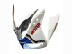 2003-2013 Suzuki SV650 Motorcycle Fairings - White Blue Lucky Strike Motul Canada