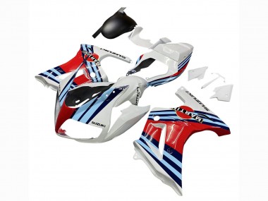 Online 2003-2013 Suzuki SV650 Motorcycle Fairings - White Red Blue Martini Canada
