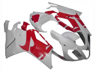 Online 2003-2006 Aprilia RSV1000 Motorcycle Fairings - White Red Canada