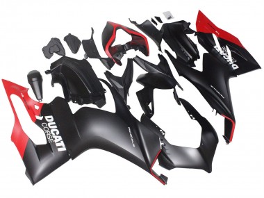 Online 2020-2024 Ducati Panigale V2 Motorcycle Fairings - Red Matte Black Corse Canada