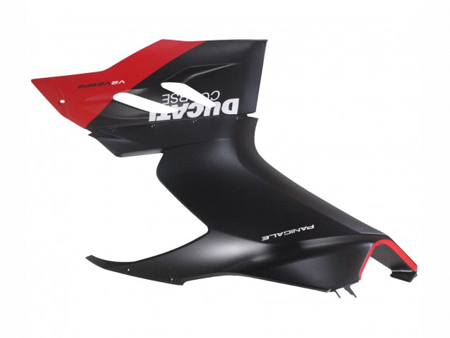 2020-2024 Ducati Panigale V2 Motorcycle Fairings - Red Matte Black Corse Canada