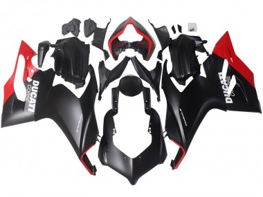 Online 2020-2024 Ducati Panigale V2 Motorcycle Fairings - Red Matte Black Corse Canada