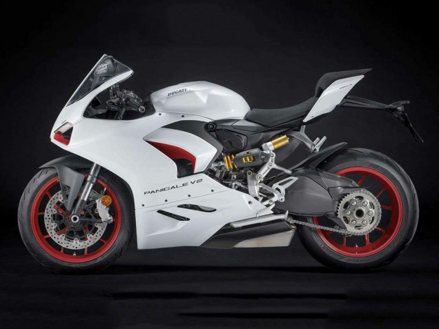 2020-2024 Ducati Panigale V2 Motorcycle Fairings - White Red Matte Black Canada