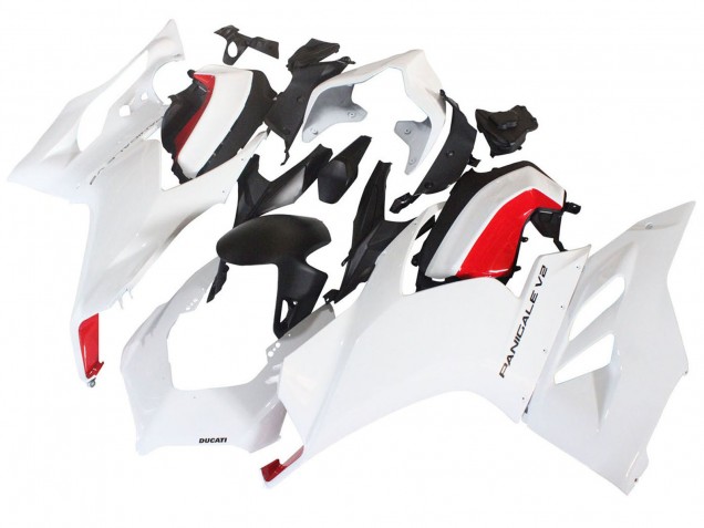 2020-2024 Ducati Panigale V2 Motorcycle Fairings - White Red Matte Black Canada