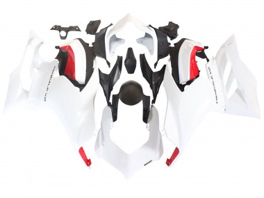 Online 2020-2024 Ducati Panigale V2 Motorcycle Fairings - White Red Matte Black Canada